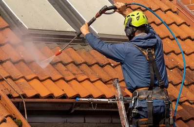 Démoussage et hydrofuge de toiture à Lapenche